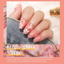 Beetles 20Pcs Gel Nail Polish Kit, Soak Off Nail Gel Polish Set Nude Glitter Pastel Pink Gel Nail Kit Peach Brown Natural Skin Tone Nail Art with Glossy & Matte Top Base Coat Gifts for Women beetles Gel Polish Store