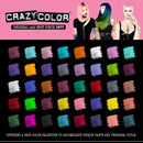 Crazy Color Hair Dye - Vegan and Cruelty-Free Semi Permanent Hair Color - Temporary Dye for Pre-lightened or Blonde Hair - No Peroxide or Developer Required (TOXIC) Crazy Color