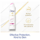 Dove Advanced Care Dry Spray Antiperspirant Deodorant for Women, Powder Soft, for 48 Hour Protection And Soft And Comfortable Underarms, 3.8 Ounce (Pack of 3) Dove