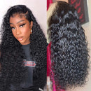 Water Wave Lace Front Wigs Human Hair pre plucked 20 inch Human Hair Lace Front Wigs for Black Women Wet and Wavy Water Wave Human Hair Wig TESLAL Store