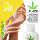Hempz Sensitive Skin Herbal Body Moisturizer with Oatmeal, Shea Butter for Women and Men,2.25 oz. -Premium,Soothing Body Lotion with Hemp Seed, Cocoa Seed, Mango Seed for Dry Skin -Skin Care Products Hempz