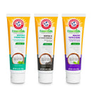 Arm & Hammer Essentials Whiten & Strengthen Fluoride Toothpaste, 100% Natural Baking Soda, Fresh Mint, 4.3 Oz (Pack of 4) Arm & Hammer
