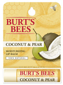 Burt's Bees 100% Natural Moisturizing Lip Balm, Coconut & Pear with Beeswax & Fruit Extracts - 1 Tube Burt's Bees