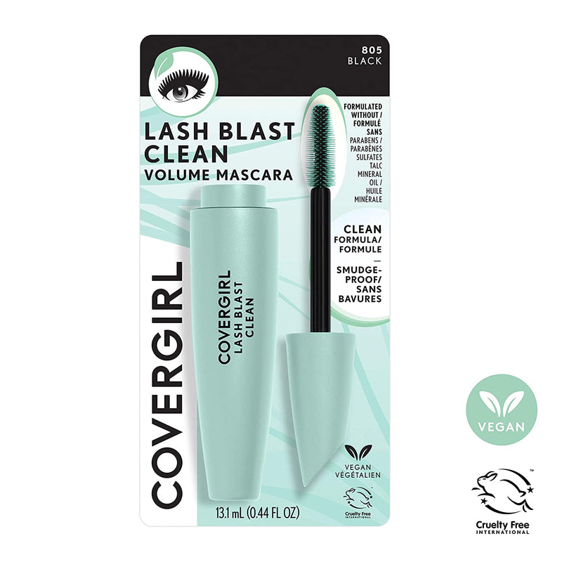 COVERGIRL Lash Blast Clean Volume Mascara, Black, 1 Count COVERGIRL