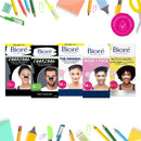 Bioré Men's Skincare Charcoal Deep Cleansing Pore Strips, Nose Strips for Blackhead Removal on Oily Skin, with Natural Charcoal for Instant Blackhead Removal and Pore Unclogging, 6 Count Bioré
