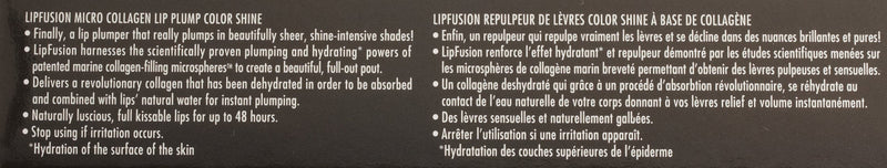 Fusion Beauty Lip Fusion Micro-injected Collagen Lip Plump Color Shine Fusion Beauty