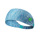Hanna Roberts Headband with Buttons for Face Masks and Covers, Stretchy and Elastic (Blue) Hanna Roberts