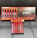 evpct 6Pcs Matte to Glitter Liquid Lipstick Long Lasting Lips Set Kit,6 Colors Diamond Red Glitter Sparkly Glossy Waterproof Lipstick Metallic Shimmer Brown Pink Lipgloss Lip Gloss Sets for Women evpct