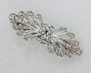 Faship Gorgeous Clear Rhinestone Crystal Small Floral Hair Barrette Clip Faship