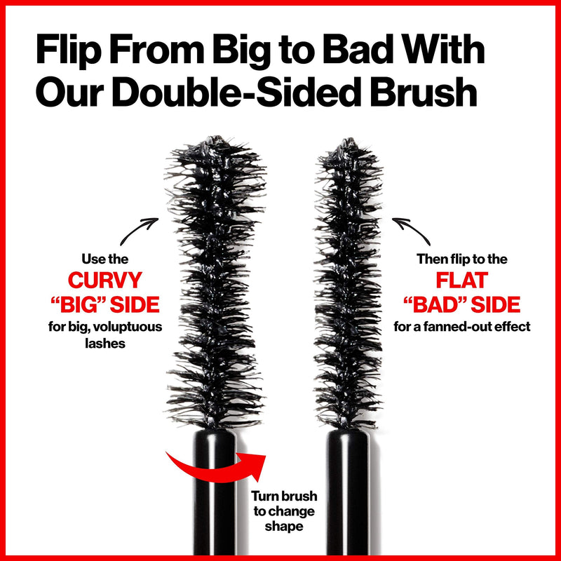 REVLON So Fierce Big Bad Lash Mascara fluid_ounces, Black (761), 0.34 Fl Oz REVLON