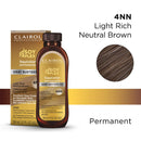 Clairol Professional Permanent Liquicolor for Dark Hair Color, 4nn Rich Neutral Brown, 2 oz. Clairol Professional