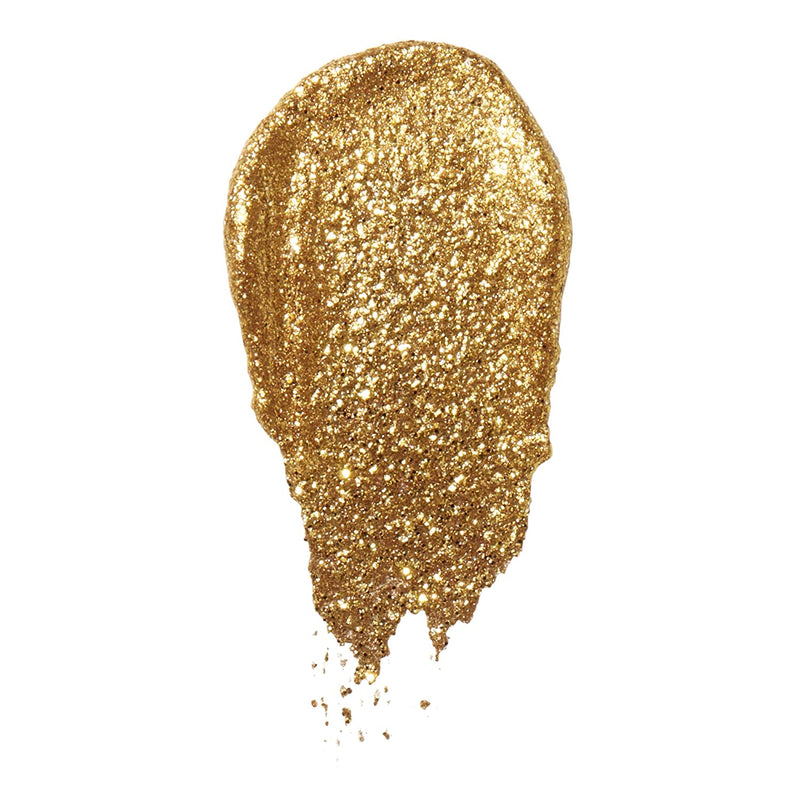 e.l.f., Liquid Glitter Eyeshadow, Long Lasting, Quick-Drying, Opaque, Gel-Based Formula, Creates High-Impact, Multi-Dimensional Eye Looks, 24K Gold, 0.10 Fl Oz e.l.f.