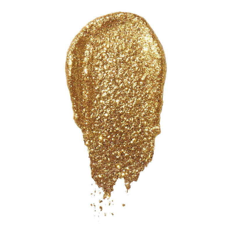 e.l.f., Liquid Glitter Eyeshadow, Long Lasting, Quick-Drying, Opaque, Gel-Based Formula, Creates High-Impact, Multi-Dimensional Eye Looks, 24K Gold, 0.10 Fl Oz e.l.f.