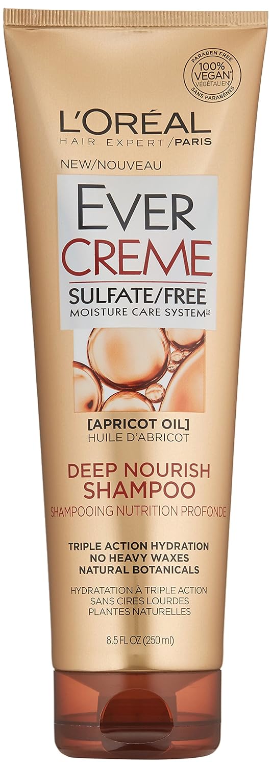 L’Oréal Paris Hair Care Evercreme Sulfate Free Deep Nourish Shampoo, 3 Count Infinity Warehouse