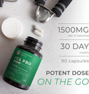 Ultra Micronized Palmitoylethanolamide (Pea) Supplement - 1500 MG Per Serving - Highly Purified & Bioavailable - 90 Capsules - Natural Support for Men and Women Infinity Warehouse