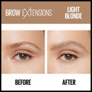 Maybelline New York Brow Extensions Fiber Pomade Crayon Eyebrow Makeup, 248 Light Blonde Maybelline New York