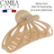 Camila Paris CP3054 French Hair Clips for Women for Thick Volume Hair, Beige, Girls Hair Claw Clips Jaw Fashion Durable and Styling Hair Accessories for Women, Strong Hold No Slip Grip, Made in France Camila