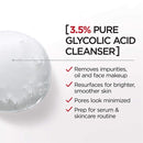 L'Oreal Paris Skincare Revitalift Derm Intensives Gel Cleanser with 3.5% Pure Glycolic Acid, Salicylic Acid to resurface and prep skin for serum, 6.7 fl oz L'Oreal Paris