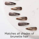 Goody Colour Collection Contour Hair Clips, Brunette, 6Count (Pack of 3) GOODY