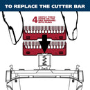 Wahl Yellow Lifeproof Shaver Replacement Foils, Cutters and Head for 7061 Series - Model 7045-100 Wahl Clipper