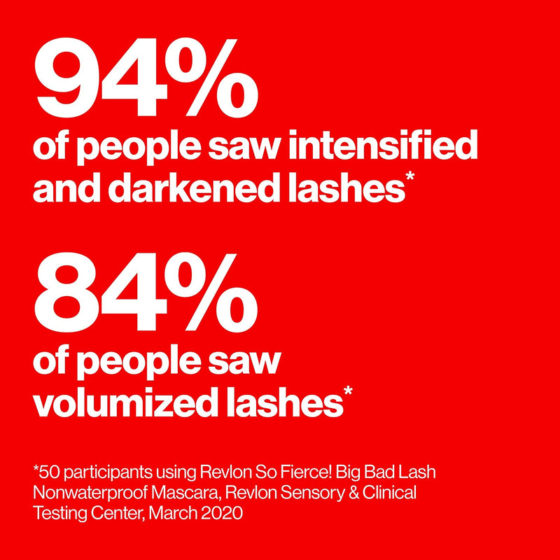 REVLON So Fierce Big Bad Lash Mascara fluid_ounces, Blackest Black (760), 0.34 Fl Oz REVLON Store
