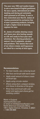 St James of London Mandarin & Patchouli Shave Cream Tube, 2.5 Fl Oz St James of London
