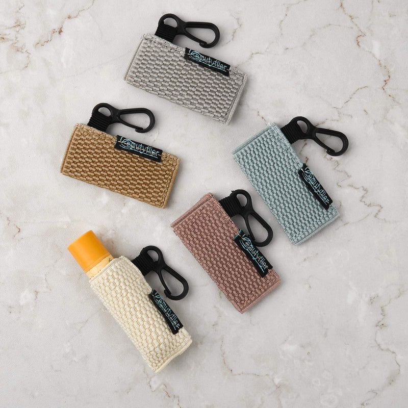 Beautyflier Chapstick Holder in Bulk, Lip Balm Sleeve Pouch, Lip Gloss Tube Holder for Burts Bees Chapstick Lip Balm, Compatible with Olbas Inhaler Also Beautyflier