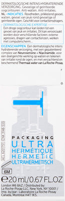 La Roche-Posay Toleriane Ultra Eye Cream Soothing Repair Moisturizer, Soothes and Comforts Sensitive Skin, Allergy Tested, Fragrance Free, Alcohol Free La Roche-Posay