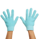 ZenToes Moisturizing Gloves with Gel Lining - Dry Hands Treatment - 1 Pair Hydrating Cracked Hand Healing Gloves - Repair Rough, Chapped Skin Overnight (Fuzzy Blue) ZenToes Store
