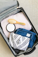 Small, Travel Hair Brush - Wooden Bristle Detangler Hairbrush For Detangling Women, Men & Kids Wet or Dry Hair - Natural Wood Handle & Bristles - Portable Size and Fits in Pocket or Purse GranNaturals