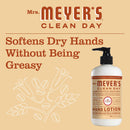 Mrs. Meyer's Clean Day's Hand Lotion for Dry Hands, Non-Greasy Moisturizer Made with Essential Oils, Oat Blossom Scent, 12 oz Bottles, Pack of 3 MRS. MEYER'S CLEAN DAY