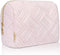 Large Cosmetic & Toiletry Bag, Zippered Makeup Pouch for Women & Girls, Travel Cute Organizer Suitable for Purse, Versatile Bag with Multiple Compartments for Makeup, Toiletries, Pencils, Accessories BOACAY Store