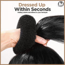 Teenitor Hair Donut, Hair Bun Maker, Black（Extra-large, Large, Medium and Small） Teenitor