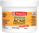 De La Cruz 10% Sulfur Ointment Acne Treatment - Medication to Clear Cystic Acne Pimples and Blackheads on Face and Body - Made in USA - Jumbo Size 5.5 oz De La Cruz