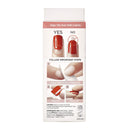 KISS imPRESS Press-On Manicure, Nail Kit, PureFit Technology, Short Press-On Nails, Keep in Touch, Includes Prep Pad, Mini File, Cuticle Stick, and 30 Fake Nails KISS