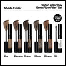 REVLON ColorStay Brow Fiber Filler, Longwearing & Volumizing Waterproof Eyebrow Gel, 306 Clear, 0.23 fl. oz. REVLON Store