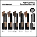 REVLON ColorStay Brow Fiber Filler, Longwearing & Volumizing Waterproof Eyebrow Gel, 306 Clear, 0.23 fl. oz. REVLON