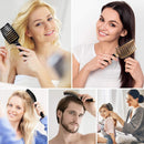 Boar Hair Brushes 2 Pack, Suitable for Men, Women & Kids’ Long Curly Wet or Dry Hair, HIPPIH Hairbrush for Thick Hair Can Adds Shine and Makes Hair Smooth HIPPIH