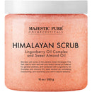 Himalayan Salt Body Scrub with Lingonberry, Exfoliating Salt Scrub to Exfoliate & Moisturize Skin, Deep Cleansing for Women and Men - 10 oz MAJESTIC PURE