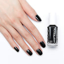 essie expressie Quick-Dry Vegan Nail Polish, Now Or Never, Black, 0.33 Ounce essie