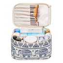 Travel Makeup Bag Large Cosmetic Bag Make up Case Organizer for Women and Girls (Large, Elephant) Narwey