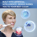 Oral-B GENIUS X Electric Toothbrush with 3 Oral-B Replacement Brush Heads and Toothbrush Case, Orchid Purple Oral-B