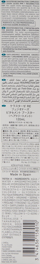 KERASTASE Fusio-dose Booster Reconstruction, 4.06 Ounce, 120 Ml (0000020991) KERASTASE