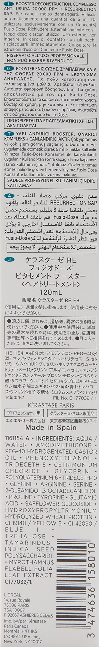 KERASTASE Fusio-dose Booster Reconstruction, 4.06 Ounce, 120 Ml (0000020991) KERASTASE