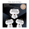Braun Epilator for Women with Flexible Head, Silk-épil 9 9-030 for Hair Removal, Womens Shaver & Trimmer, Wet & Dry, Cordless, Rechargeable, Beauty Kit with Body Exfoliation Cap, White/Gold Braun Store