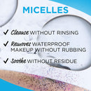 Makeup Remover Micellar Gentle Cleansing Wipes for Waterproof Makeup by Garnier SkinActive, 25 Count (Pack of 2) Garnier