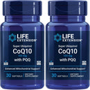 Life Extension Super Ubiquinol CoQ10 with PQQ, coenzyme Q10, pyrroloquinoline Quinone, Heart Health Supplement, Maximum Absorption, 100 mg, Non-GMO, Gluten-Free, softgels, 30 Count (Pack of 2) Infinity Warehouse