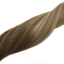 GOO GOO Blonde Tape in Hair Extensions 22 Inch Walnut Brown to Ash Brown and Bleach Blonde Remy Human Hair Extensions Tape in Hair Extensions Human Hair 20pcs 50g Long Brown Hair Extensions GOO GOO