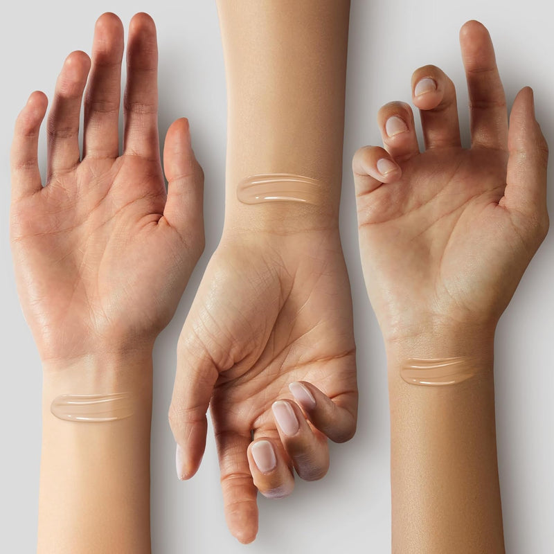 Glo Skin Beauty Luminous Liquid Mineral Foundation Makeup with SPF 18 (Café) - Improves Uneven Skin Tone, Smooths & Corrects Imperfections, Sheer to Medium Coverage, Dewy Finish Infinity Warehouse