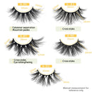 GOO GOO Mink Eyelashes, Natural Eyelashes 16mm to 19mm 5 Styles Multipack 3D Mink Lashes Fake Eyelashes Natural Look Reusable Handmade Siberian Mink Fur False EyeLashes for Women GOO GOO